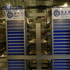 Automatisches Batterie-H&uuml;hnerk&auml;figsystem mit automatischer Eiersammelmaschine